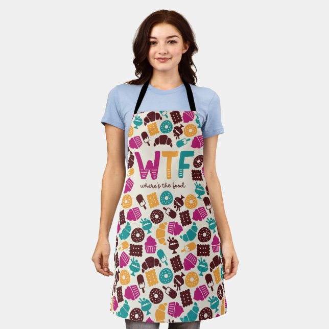 WTF Where's The Food Apron (Worn)