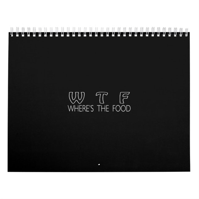 wtf where's the food calendar (Cover)