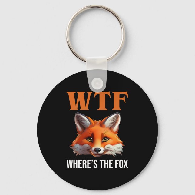 WTF - Where's The Fox Keychain (Front)