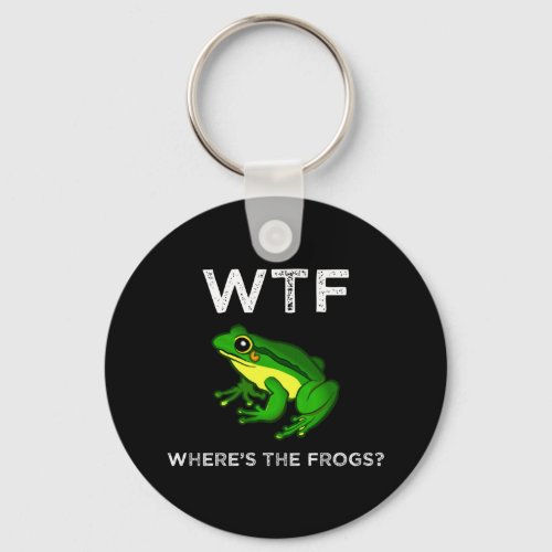 WTF _ Wheres The Frogs Keychain