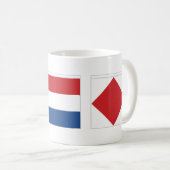 WTF Whiskey Tango Foxtrot Nautical Flags Coffee Mug (Front Right)