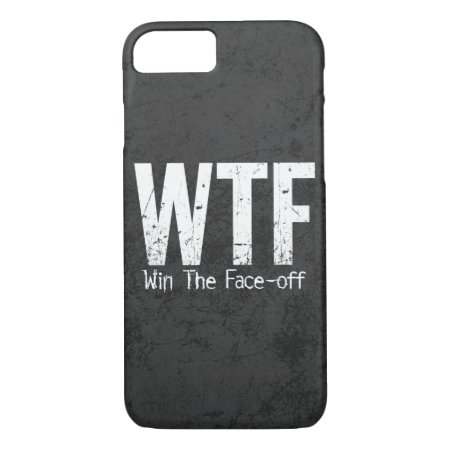 Wtf: Win The Face-off (hockey) Iphone 8/7 Case