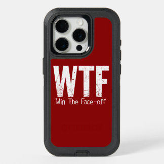 WTF: Win The Face-off (hockey) iPhone 15 Pro Case