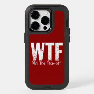 WTF: Win The Face-off (hockey) OtterBox iPhone 14 Pro Case