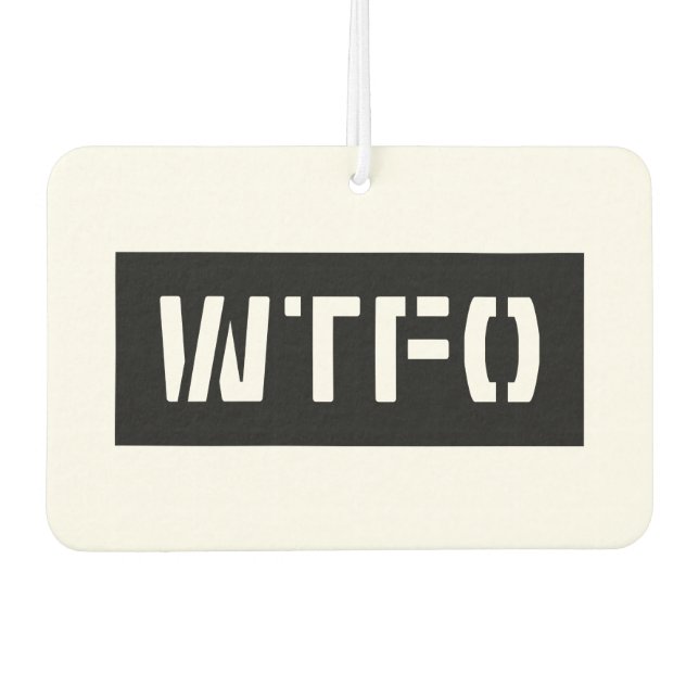 WTFO AIR FRESHENER (Front)