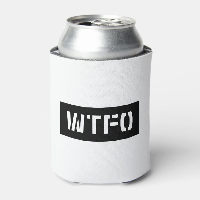 WTFO CAN COOLER (Can Front)