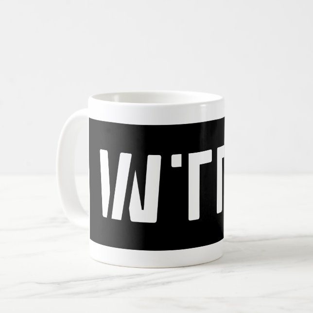 WTFO COFFEE MUG (Front Left)