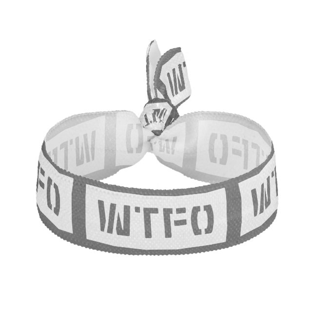 WTFO ELASTIC HAIR TIE (Front)