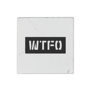 WTFO STONE MAGNET