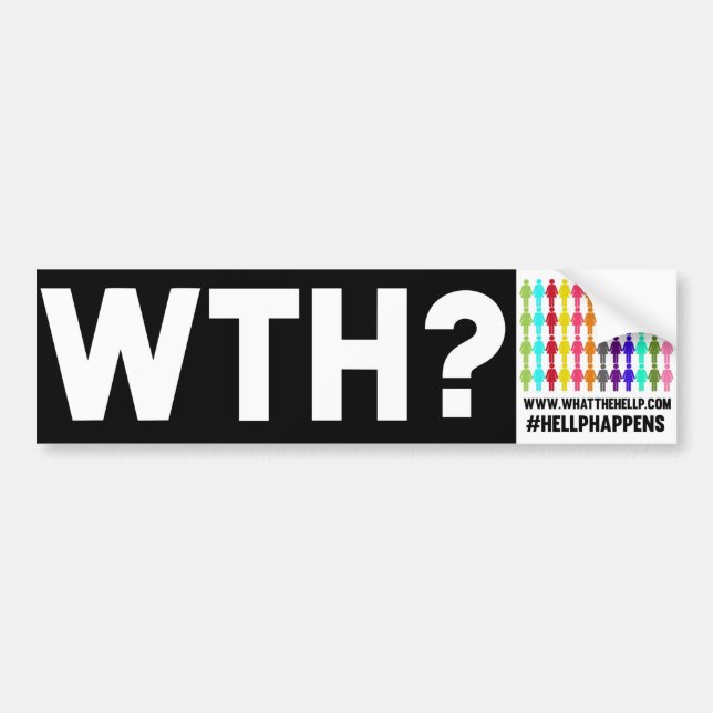 WTH? BUMPER STICKER (Front)