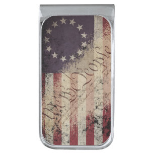 WTP Vintage Betsy Ross American Flag Money Clip