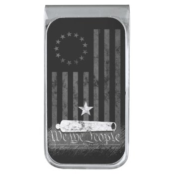 Wtp Vintage Betsy Ross Cc American Flag Money Clip by KDRDZINES at Zazzle