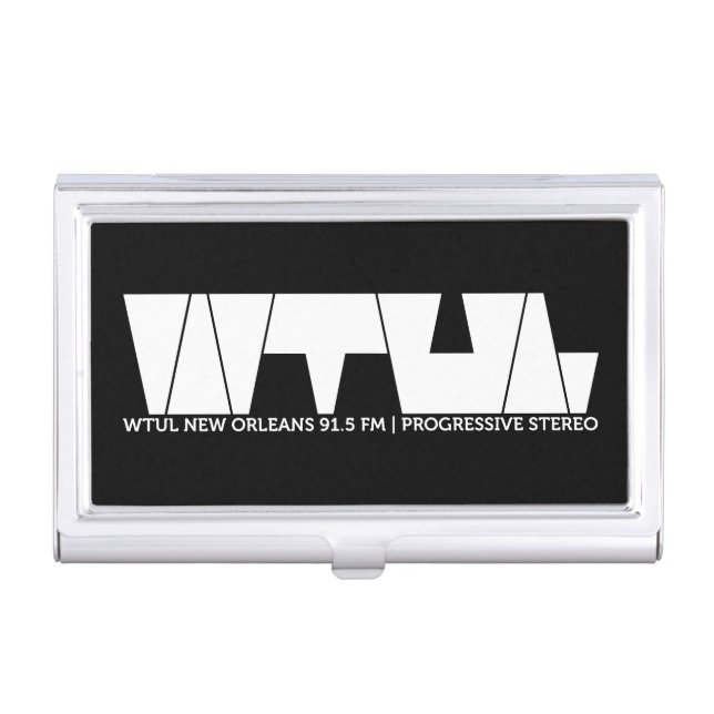 WTUL Radio Station Business Card Holder (Front)