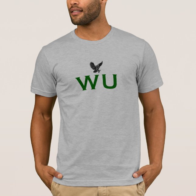 WU Men's Tee Grey (Front)