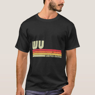 Wu Surname Funny Retro Vintage 80s 90s Birthday T-Shirt
