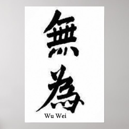 Wu Wei Deixa Ser Poster