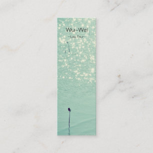 Wu-Wei Lao Tsu Glittering Sea Mini Business Card