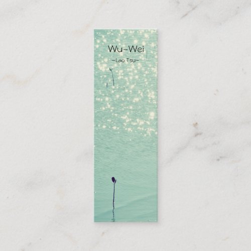 Wu_Wei Lao Tsu  Glittering Sea Mini Business Card