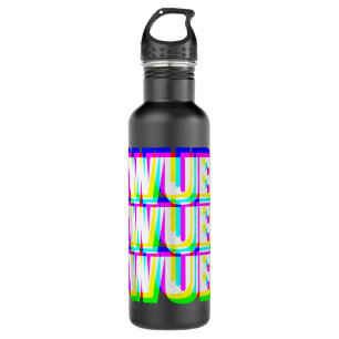 Wub Wub Wub Dubstep Techno Rave EDM Music DJ Festi Stainless Steel Water Bottle