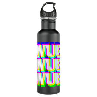Wub Wub Wub Dubstep Techno Rave EDM Music DJ Festi Stainless Steel Water Bottle