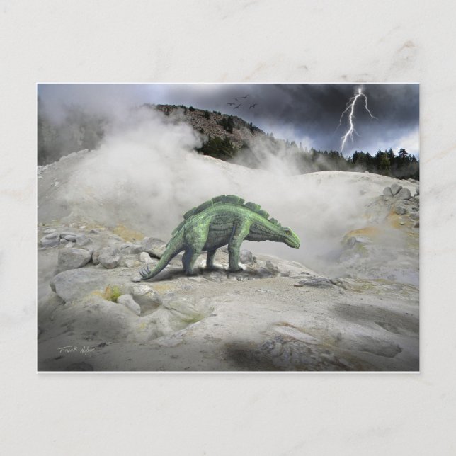 Wuerhosaurus Dinosaur Postcard (Front)