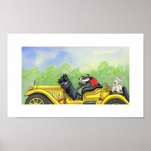 Wuffling through the Whippety Wood Poster