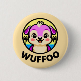 Wuffoo Adventures Cute Kawaii Puppy animation Button