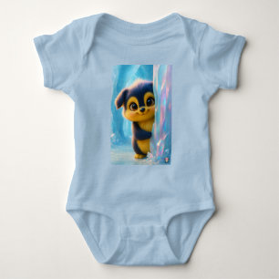 Wuffoo Molli Cute Kawaii Puppy Ice cave Baby Bodysuit