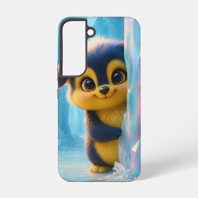 Wuffoo Molli Cute Kawaii Puppy Ice cave  Samsung Galaxy Case (Back)
