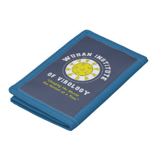 Wuhan Institute of Virology Funny Virus Trifold Wallet