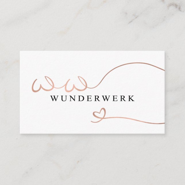 Wunderwerk Business Card (Front)