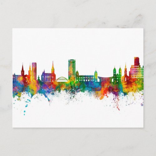 Wuppertal Germany Skyline Postcard