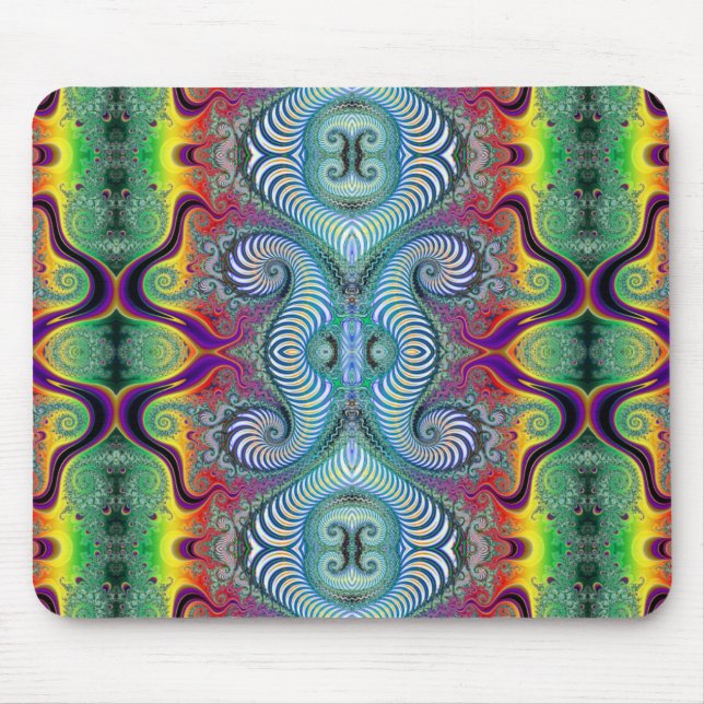 Wurburbo Fractal Art Design Mouse Pad (Front)
