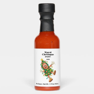 Wurst Christmas ever! Funny Salami Hot Sauces