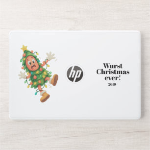 Wurst Christmas ever! Funny Salami HP Laptop Skin