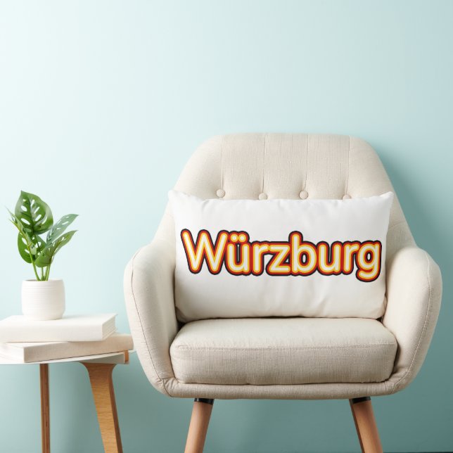 Würzburg Deutschland Germany Lumbar Pillow (Chair)