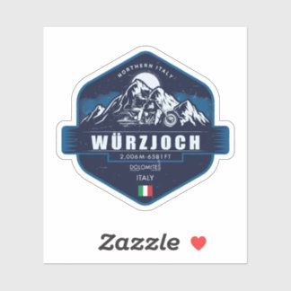 Würzjoch – Hidden Gem of the Dolomites , italy Sticker
