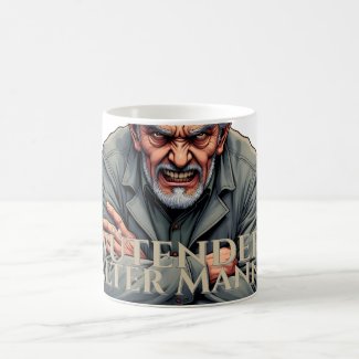 Wütender Alter Mann – Cartoon-Illustration Coffee Mug