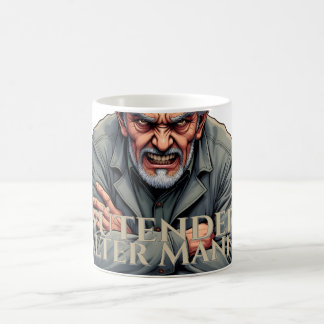 Wütender Alter Mann – Cartoon-Illustration Coffee Mug