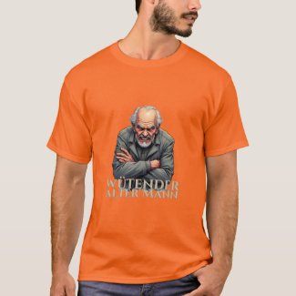 Wütender Alter Mann – Cartoon-Illustration
