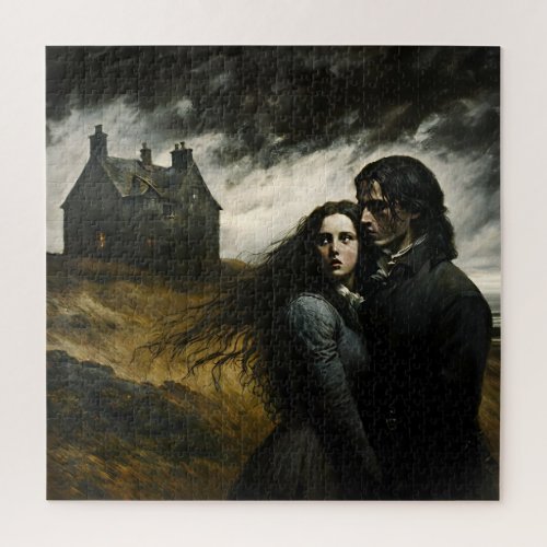 Wuthering Heights Emily Bronte Gothic Literature Jigsaw Puzzle