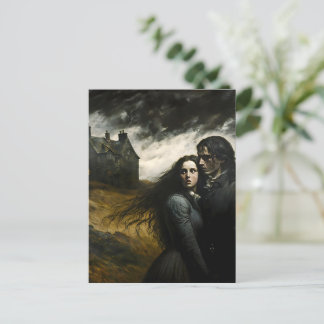 Wuthering Heights, Emily Bronte Gothic Literature Postcard