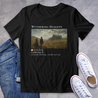 Wuthering Heights One Star Review Bookish Tri-Blend Shirt