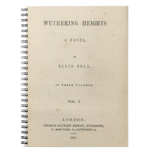 Wuthering Heights Original 1847 Book Cover | Zazzle.com