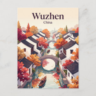 Wuzhen Ancient Town China Postcard