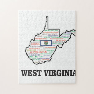 WV WORD CLUSTER GLORY JIGSAW PUZZLE