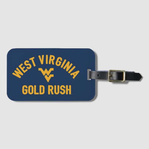 WVU  Gold Rush Luggage Tag