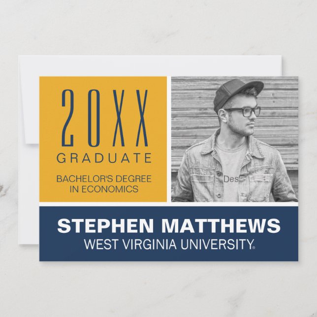 WVU Graduation Announcement (Front)