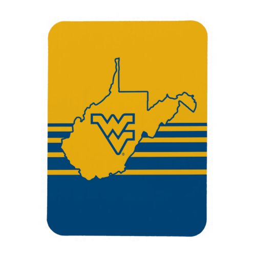 WVU in state of West Virginia Magnet
