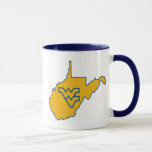 Wvu In State Of West Virginia Mug at Zazzle